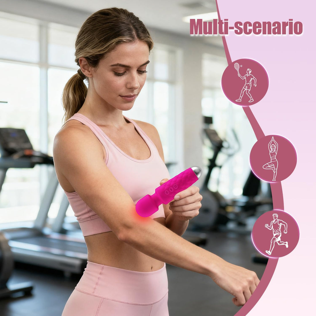Premium Rechargeable Body Massager – Multi-Speed Muscle Relief