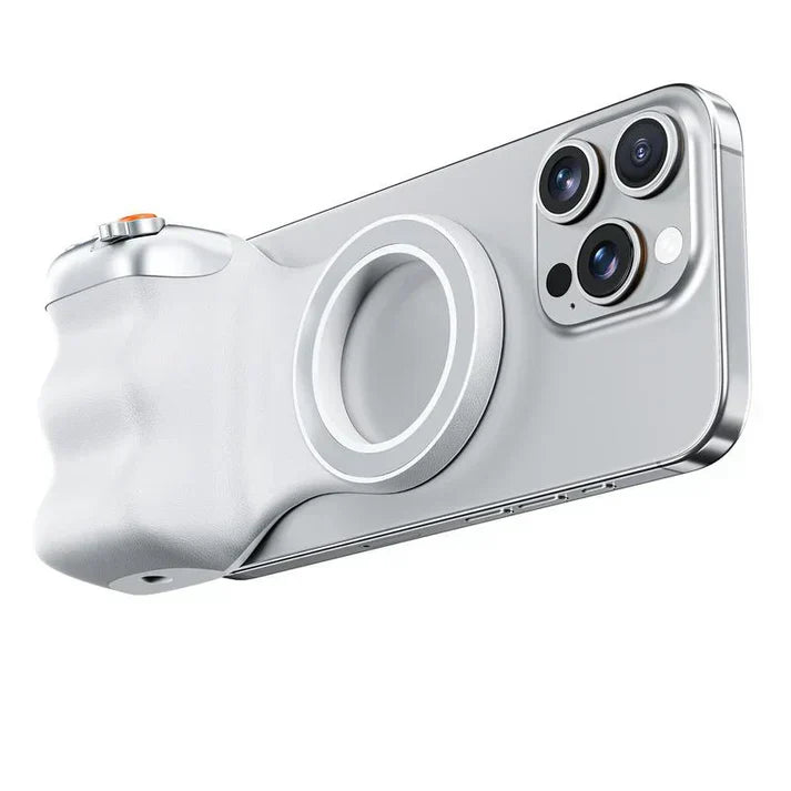 Magnetic Camera Shutter Grip for Smartphones